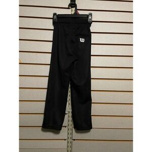 Wilson‎ Youth Black Athletic Baseball Pants Size XS Joggers Casual Sports